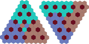 ZOP Triangl game board setup